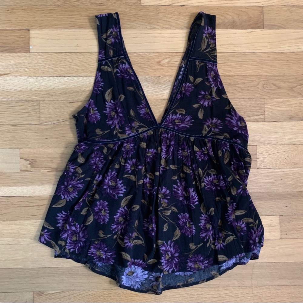 American Eagle Floral Tank Top